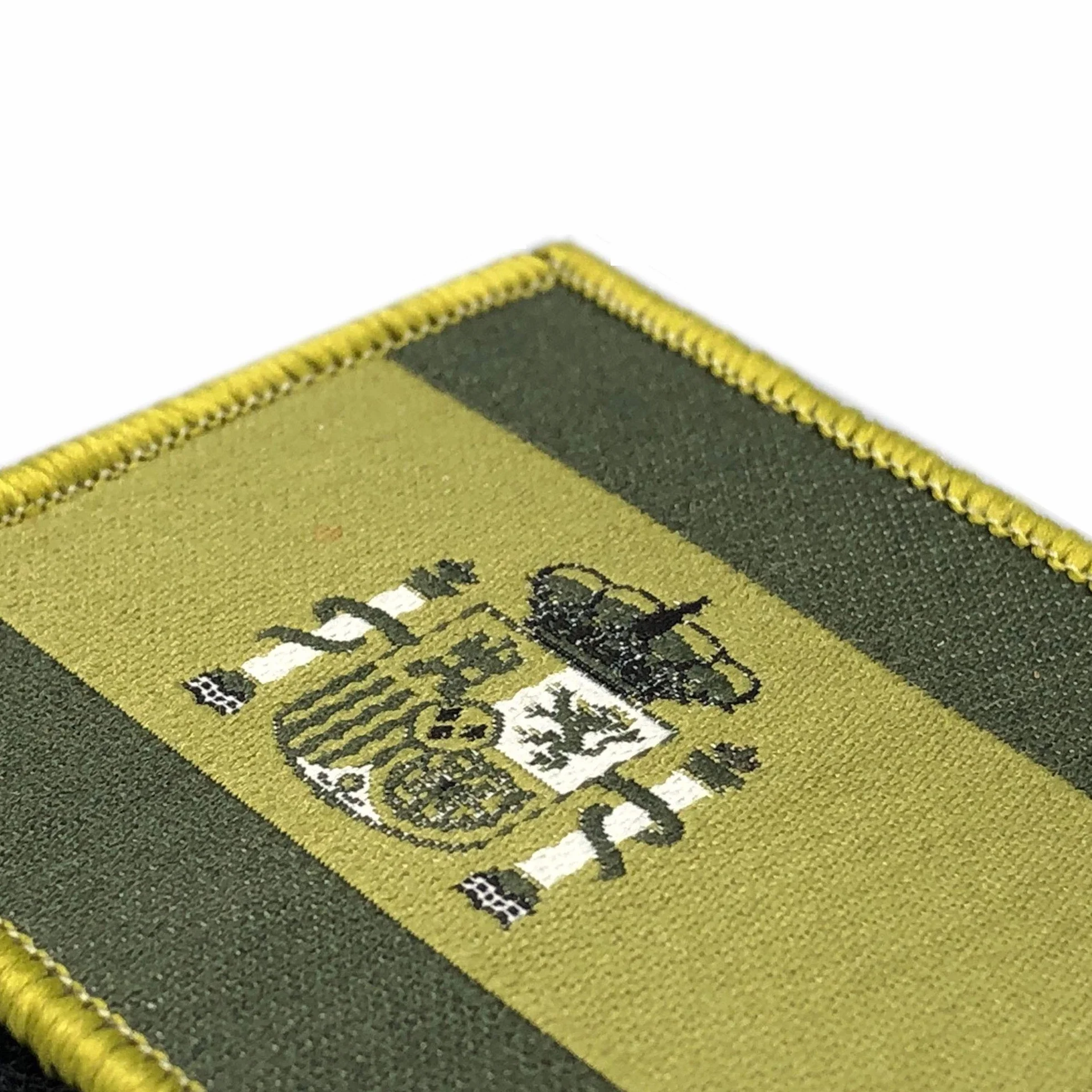 Adesivo Bandiera Spagna - Bandiere del Mondo - Patch Militari Bandiera della Spagna Verde con Velkro - Bandiera Europea - Maglia Spagna - Oggetti Spagnoli - 75 x 50 mm