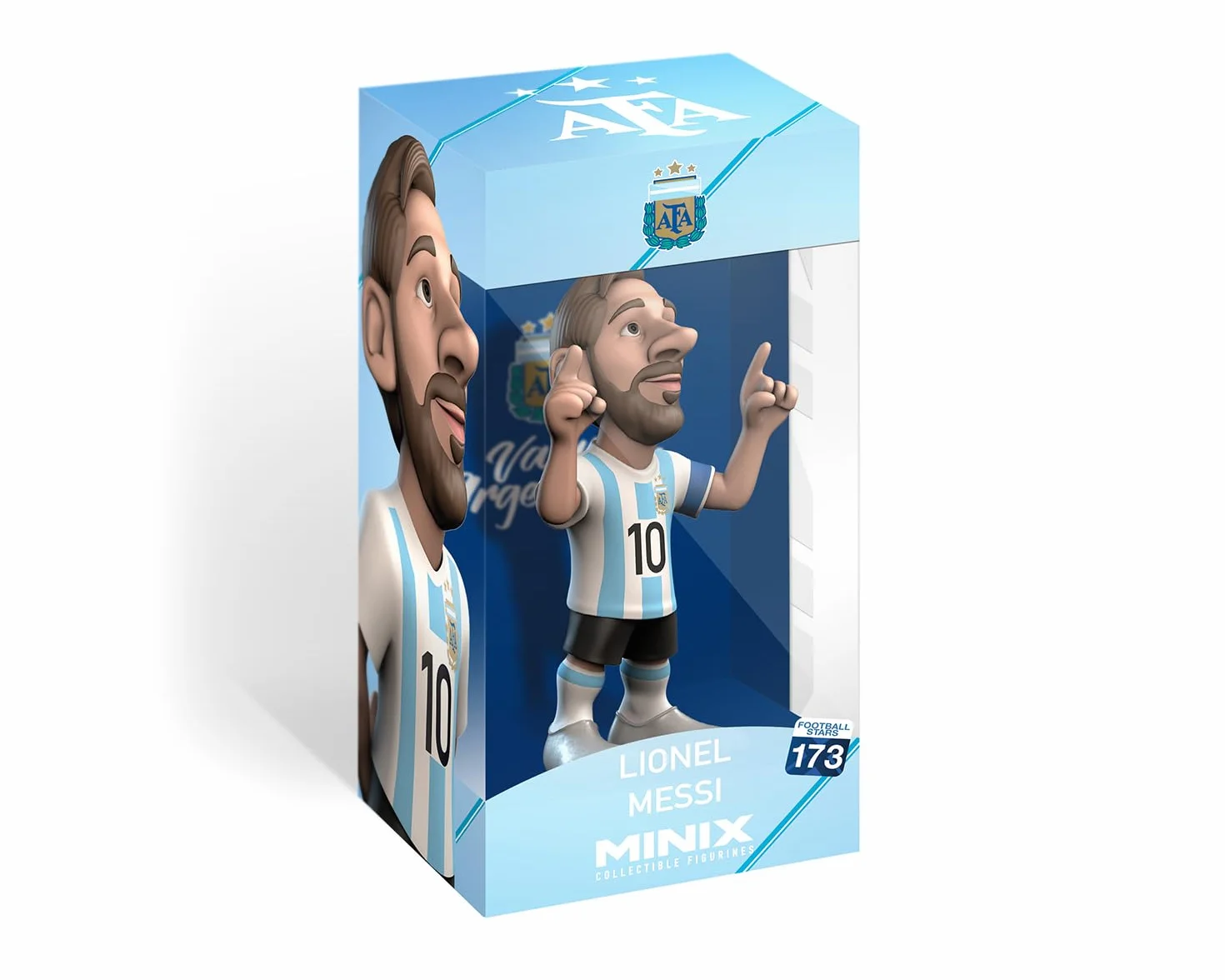 MINIX - Football Stars #173 - AFA Argentina - Messi 10 - Statuetta da collezione 12 cm