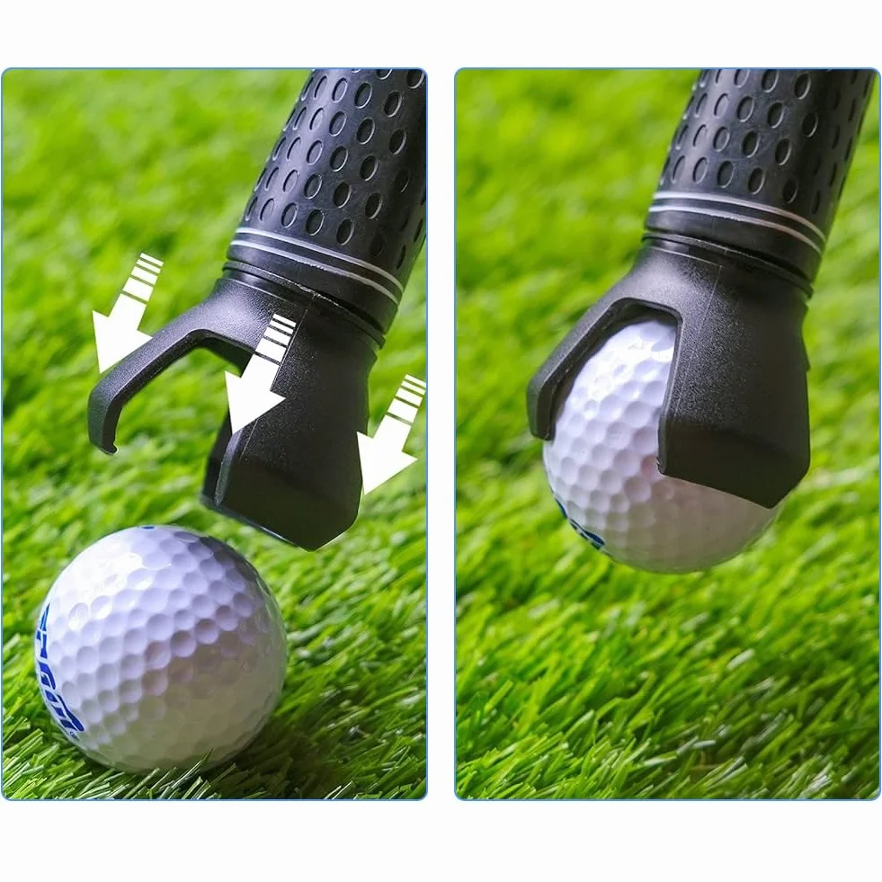 Retriever Per Palline Da Golf, Pinza Pallina Golf Palla Pick Up Grabber Artiglio Sucker 3 Prong Ventosa Ball Claw Saver Putter Grip Aiuti Formazione Strumento Prelievo Artigli Raccogliere Uso Esterno