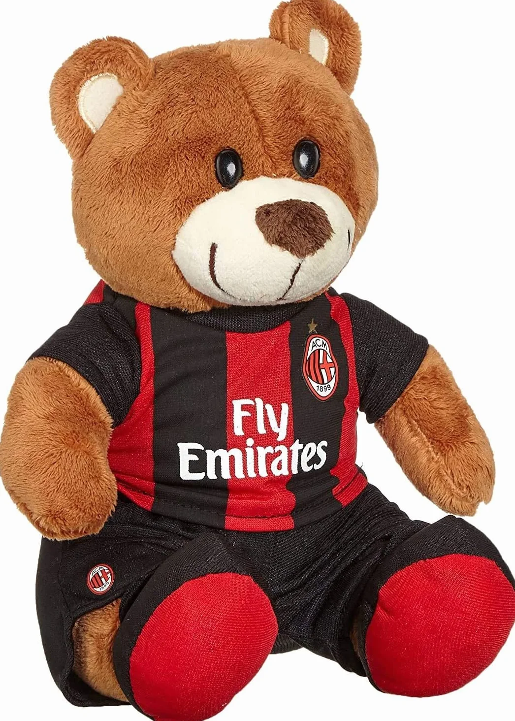 Peluche Orso Ac Milan Mascotte Orsetto | Disponibile in 2 Misure 16 o 23 cm | Personalizzabile Con Nome PS 10901
