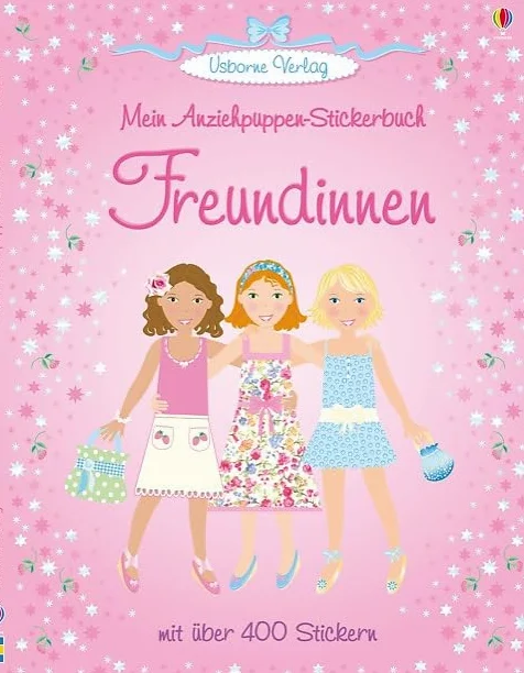 Mein Anziehpuppen-Stickerbuch: Freundinnen