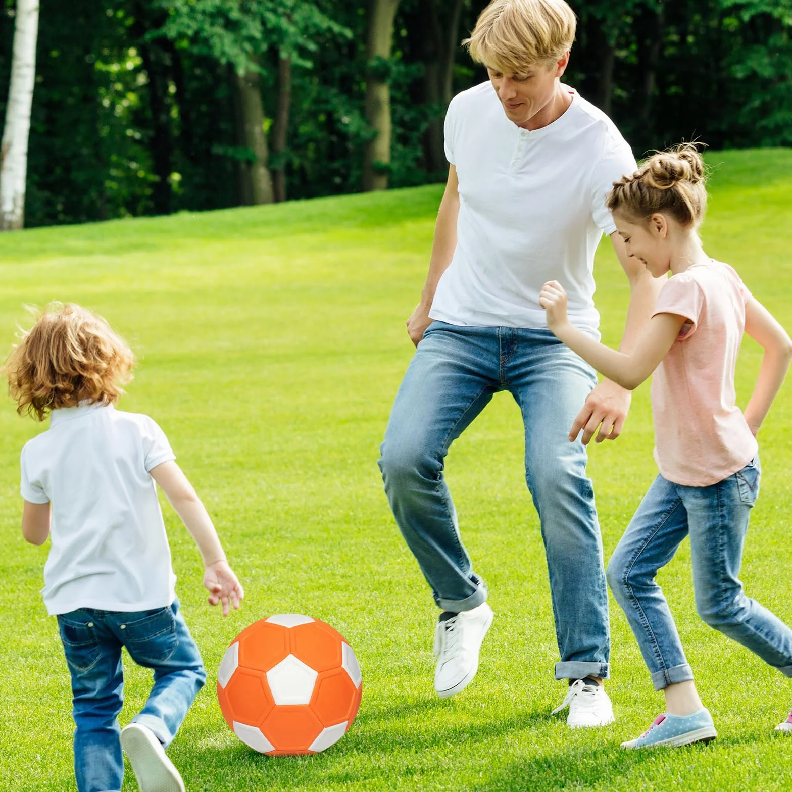 Pallone Da Calcio A Curva 20cm, Calcio Flessibile Per Bambini, Leggero Con Pompa