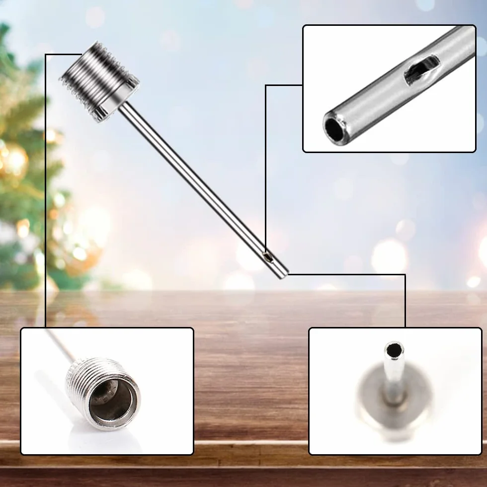 Aghi per Pompa a Sfera 8 PCS Ago Gonfiaggio Palloni