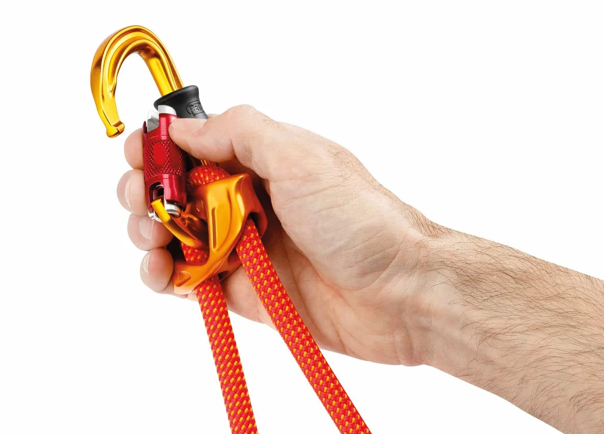 Petzl M39A TL Moschettone Asimmetrico Ultra-Leggero Triact-Lock Giallo