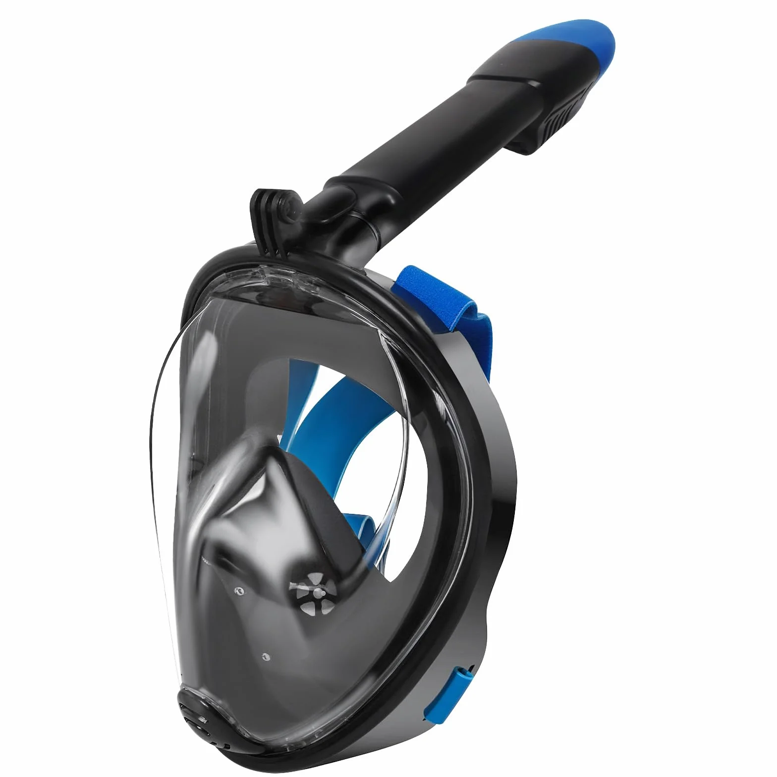 Jsdoin Maschera da Snorkeling Pieno Facciale,Maschera Subacquea con Visuale Panoramica 180° Design,Antiappannamento e Design Pieghevole per Adulti Bambini
