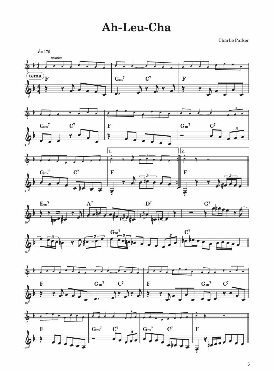 Charlie Parker. Anthology