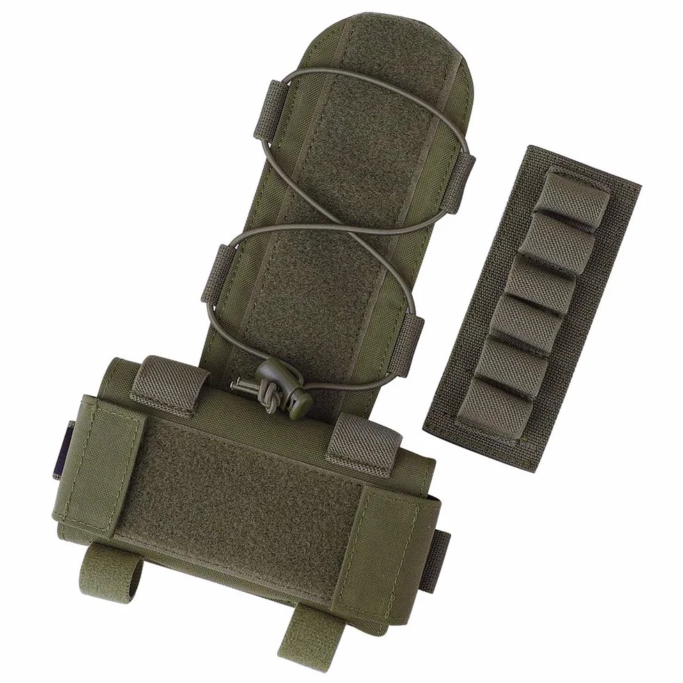 KRYDEX MK1 Tactical Helmet Battery Pouch Contrappeso Casco Batteria Gancio Loop