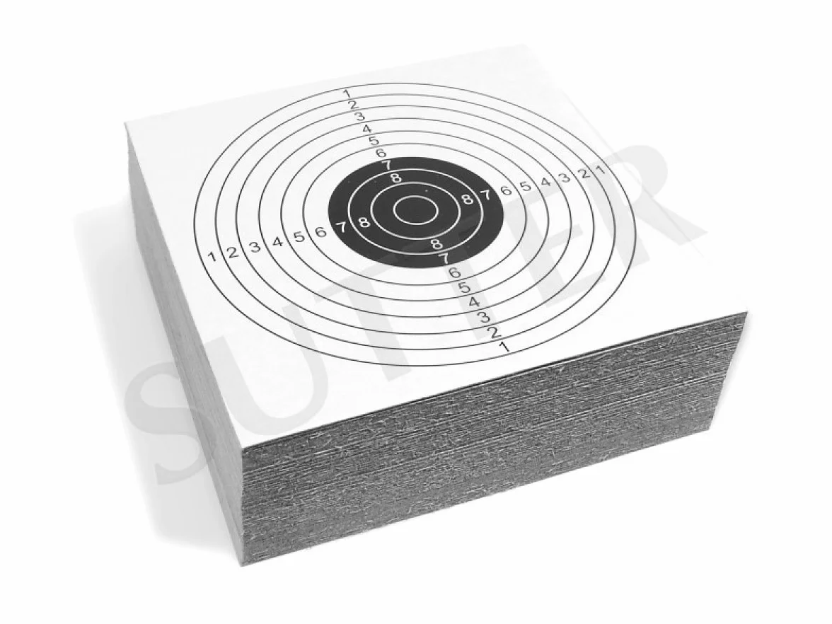 SUTTER Bersagli T1 14x14cm Set 100