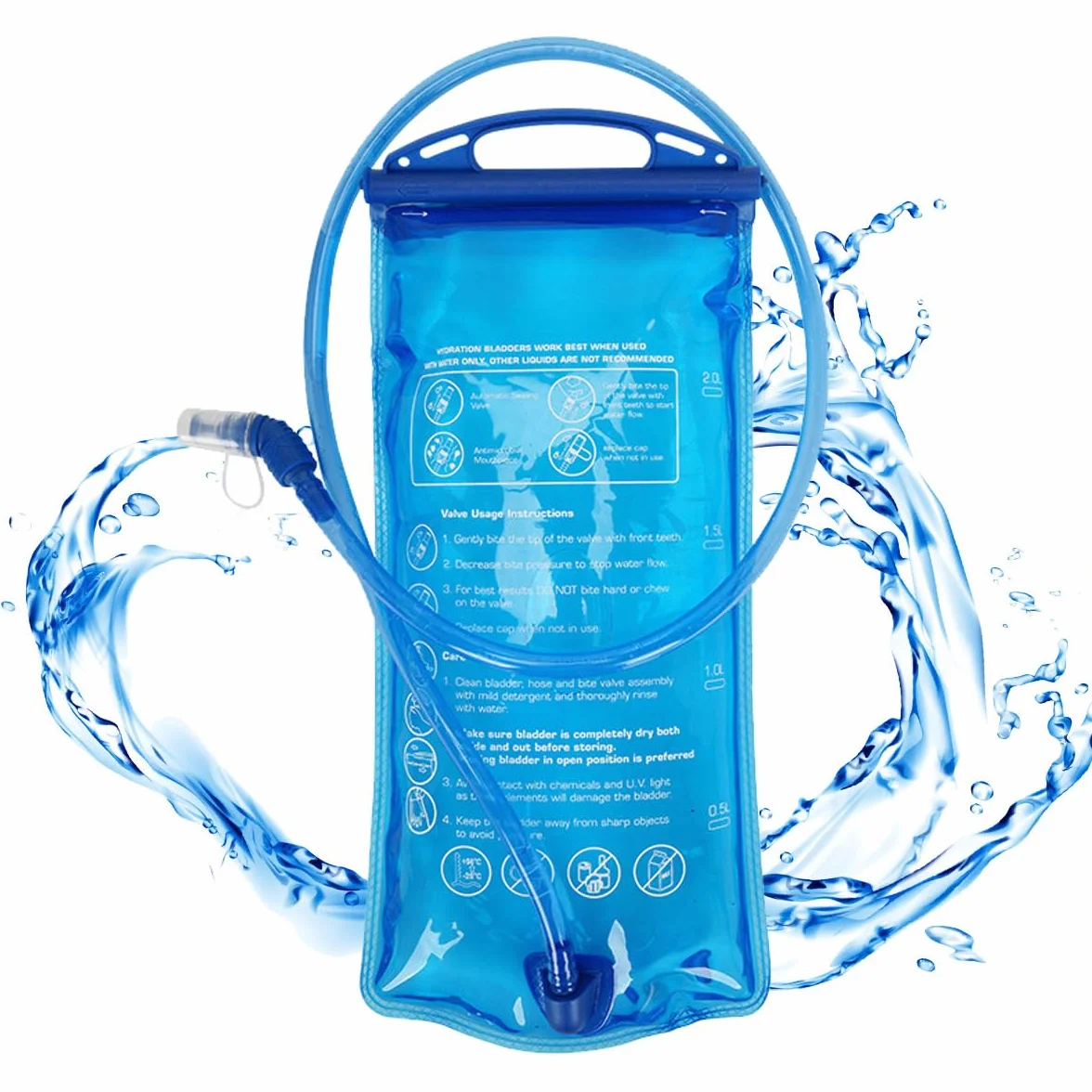 Sacca Acqua 2L per Zaino Ciclismo Escursionismo Trekking Campeggio