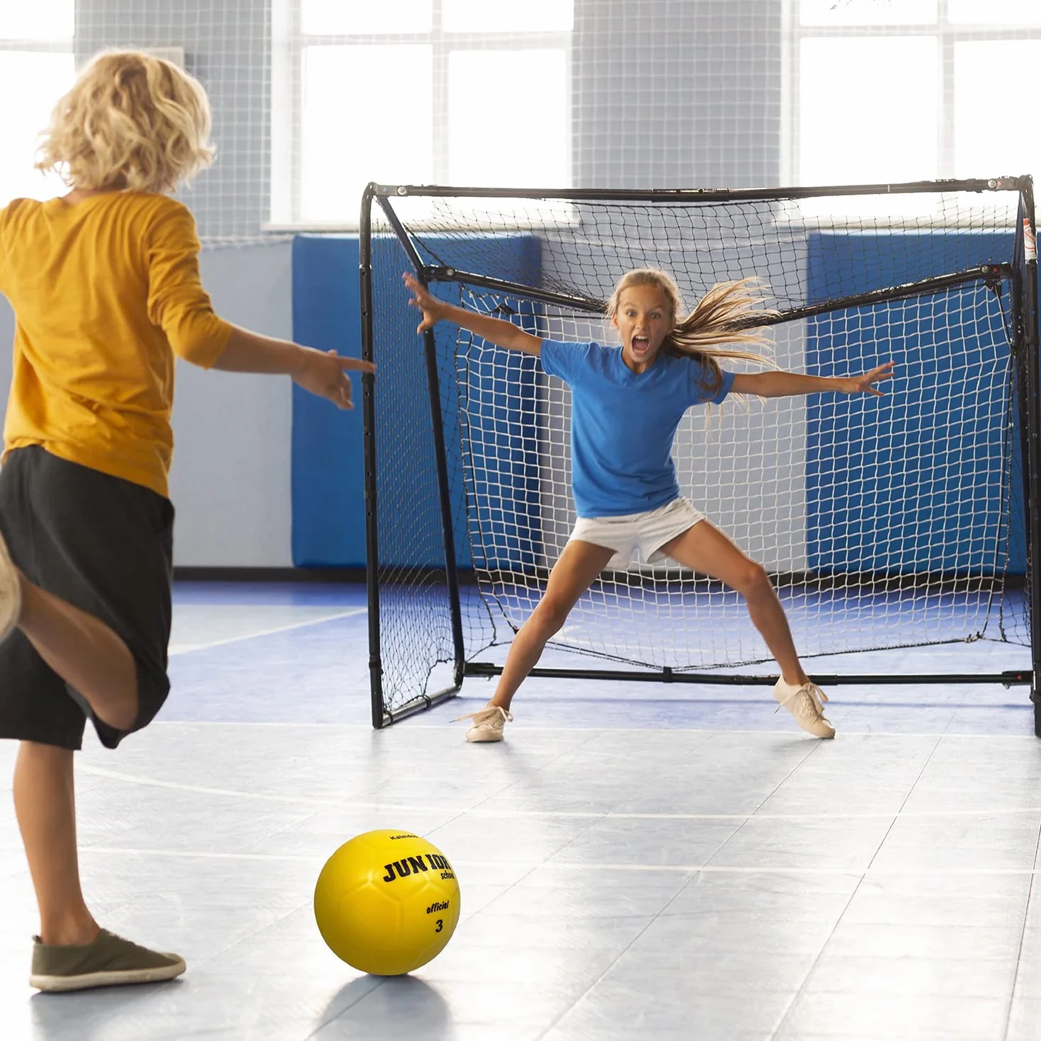 Mondo Sport Pallone da football JUNIOR 3 misura 3 300 g giallo