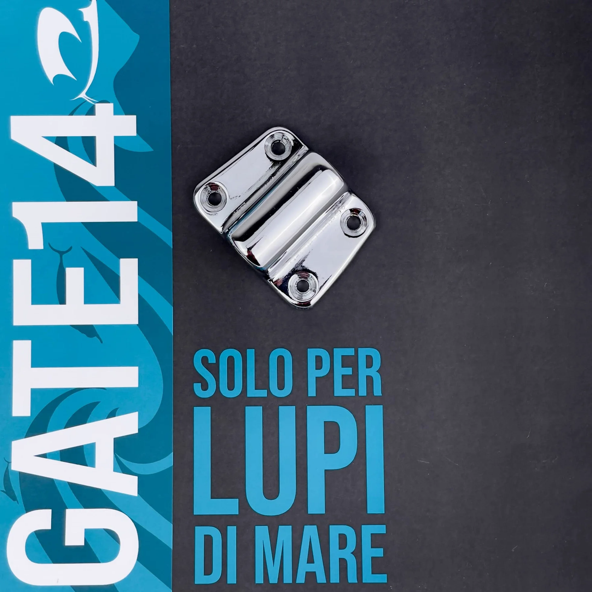 Boccola Laterale per Scalmi in Ottone Cromato Ø Foro 14 mm GATE14®