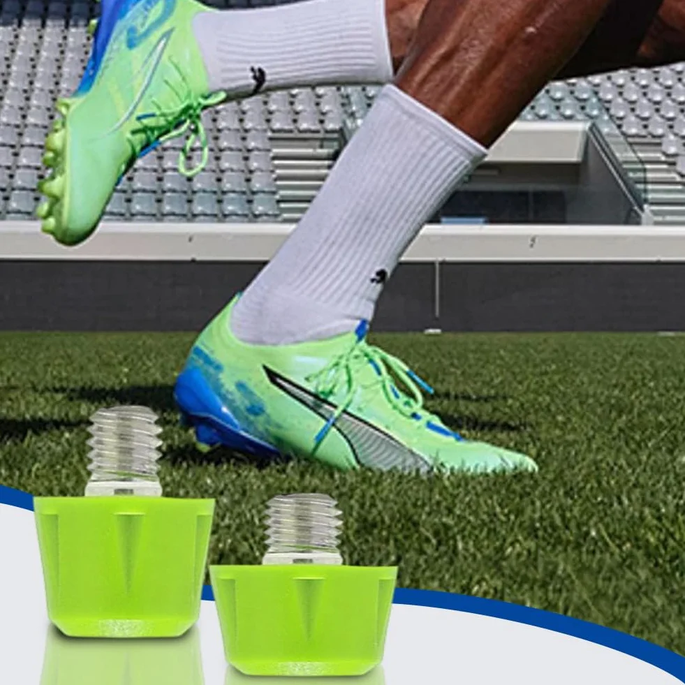 Tacchetti a vite M5 (5 mm) universali in nylon e metallo antiscivolo per scarpe da calcio