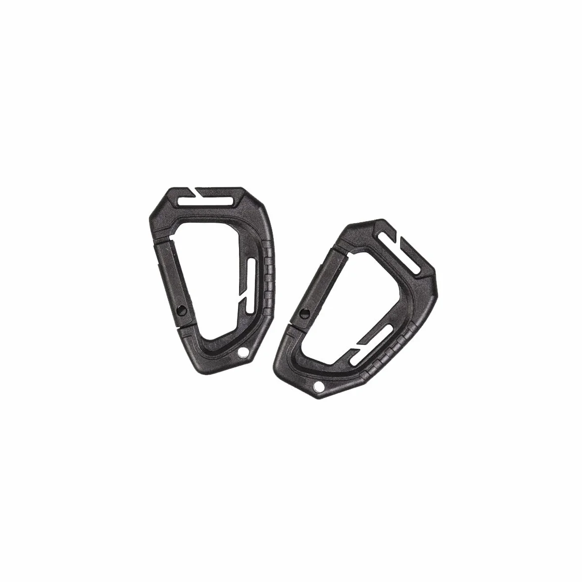 Mil-Tec Set di 2 moschettoni tattici Molle