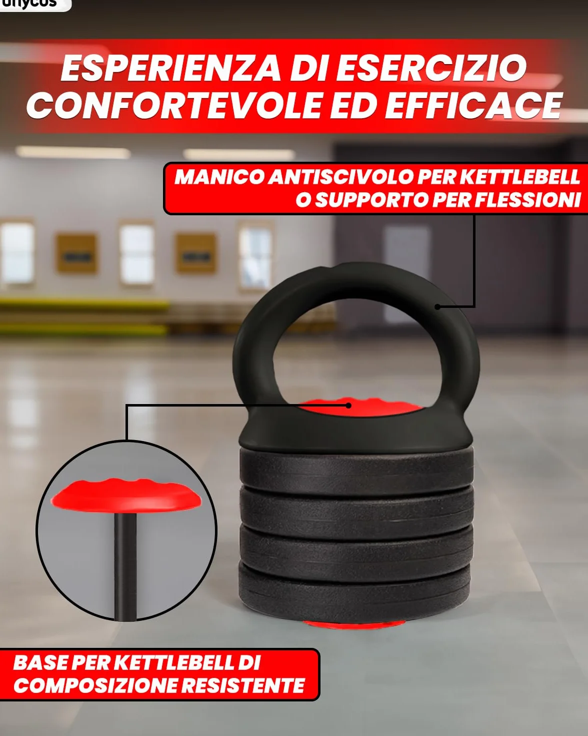 Manubri Regolabili con Dischi 10-40 kg Coppia Pesi Barra Collegamento Antiscivolo per Allenamento Palestra Casa Fitness
