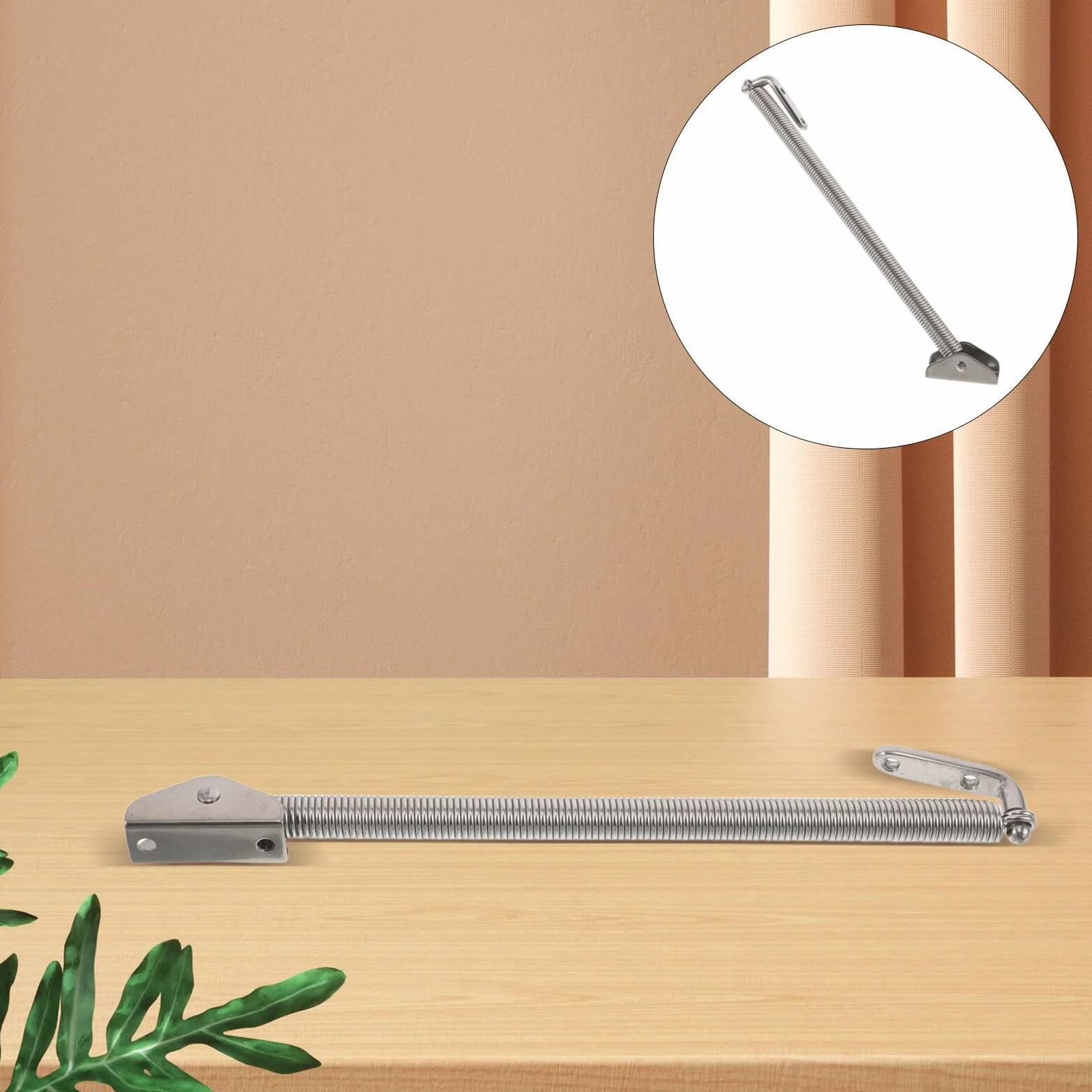 iplusmile Supporto a Molla per Portello Marino Acciaio Inox 260 MM Molla di Compressione Regolabile