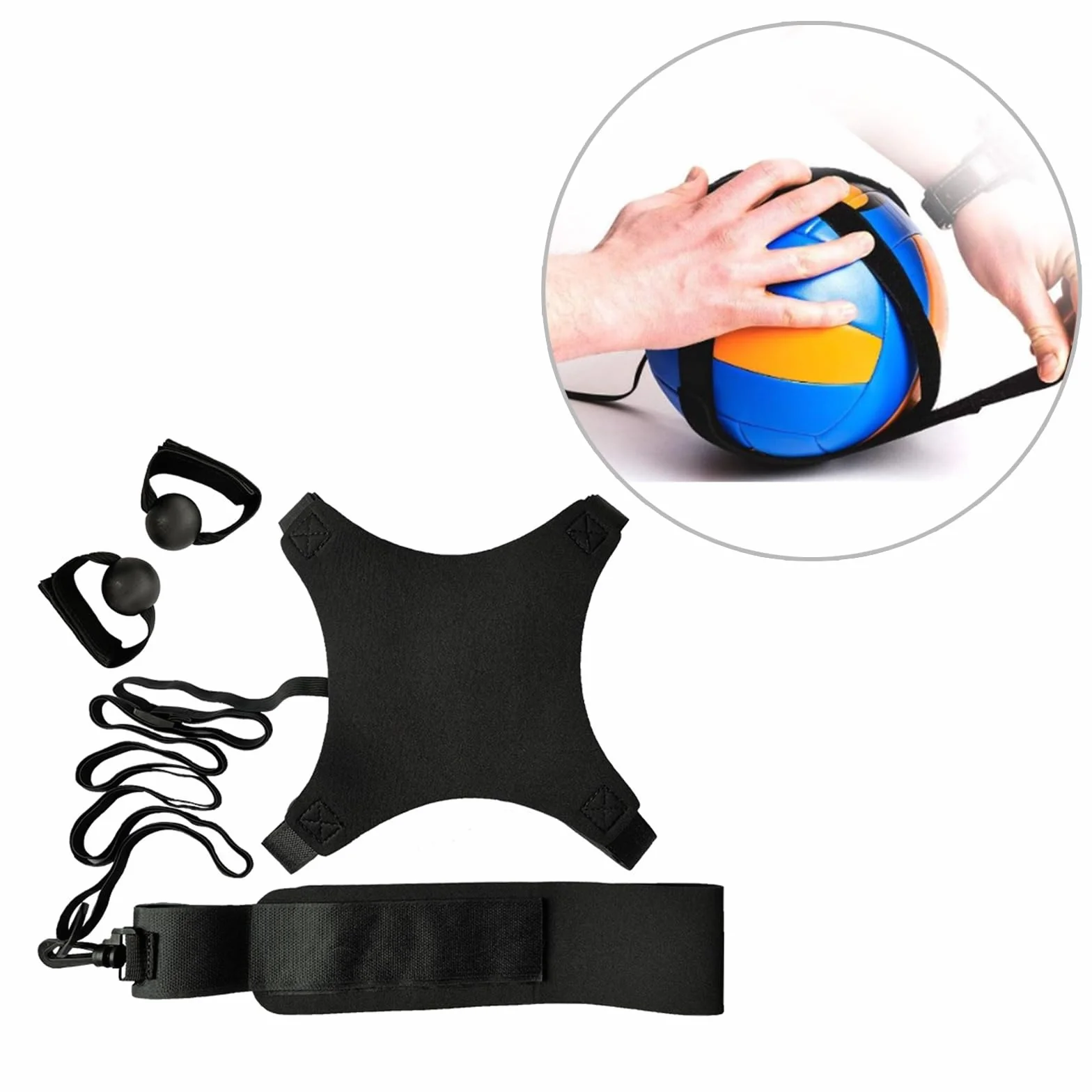 Cintura regolabile per allenamento calcio pallavolo
