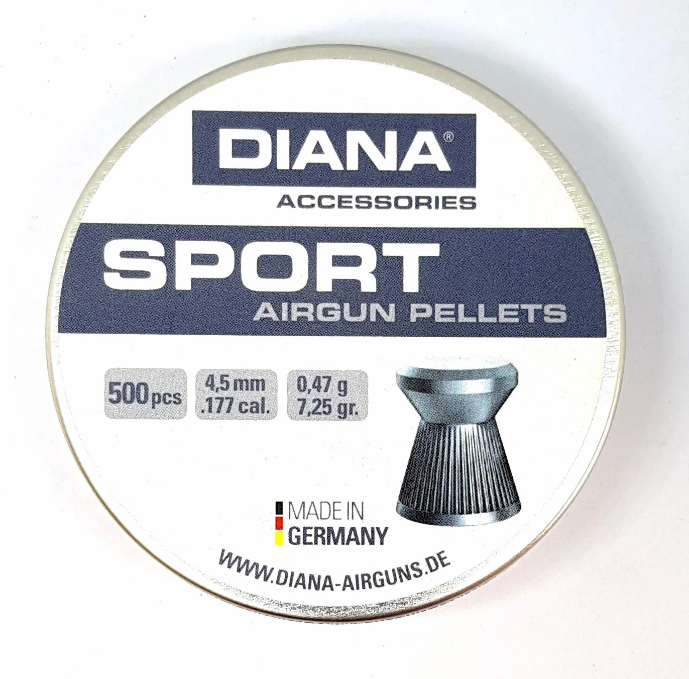 Diana Sport Airgun Pellets 4,5mm 500 Pcs