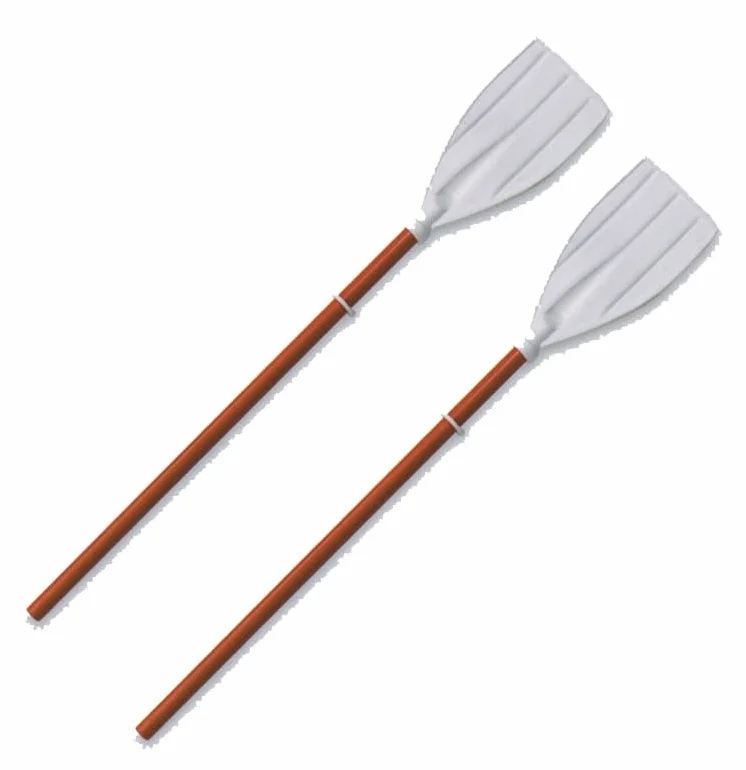 Coppia di Remi in Alluminio da 140 cm con Pala Fissa in ABS