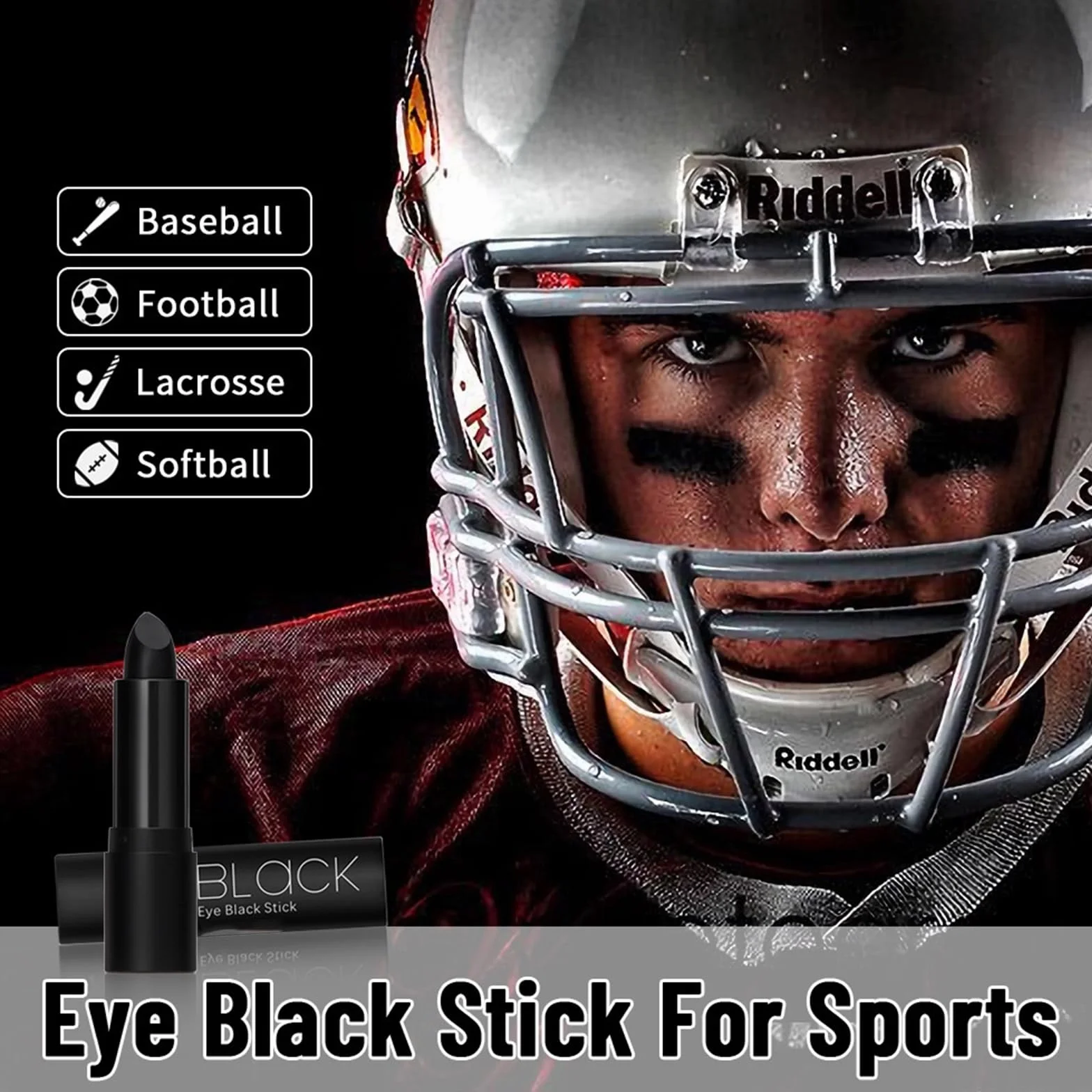 Eye Black Stick Face Paint Stick per Occhi Neri Sport Cosplay Trucco