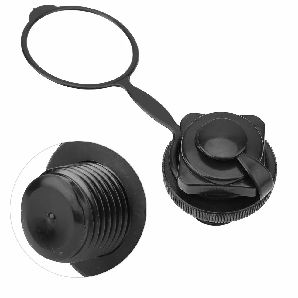 Valvola dell'Aria Gonfiabile da 24 Mm per Barca, Ricambio Bouchon Spa, KIMISS Plastica Nera 22 Mm