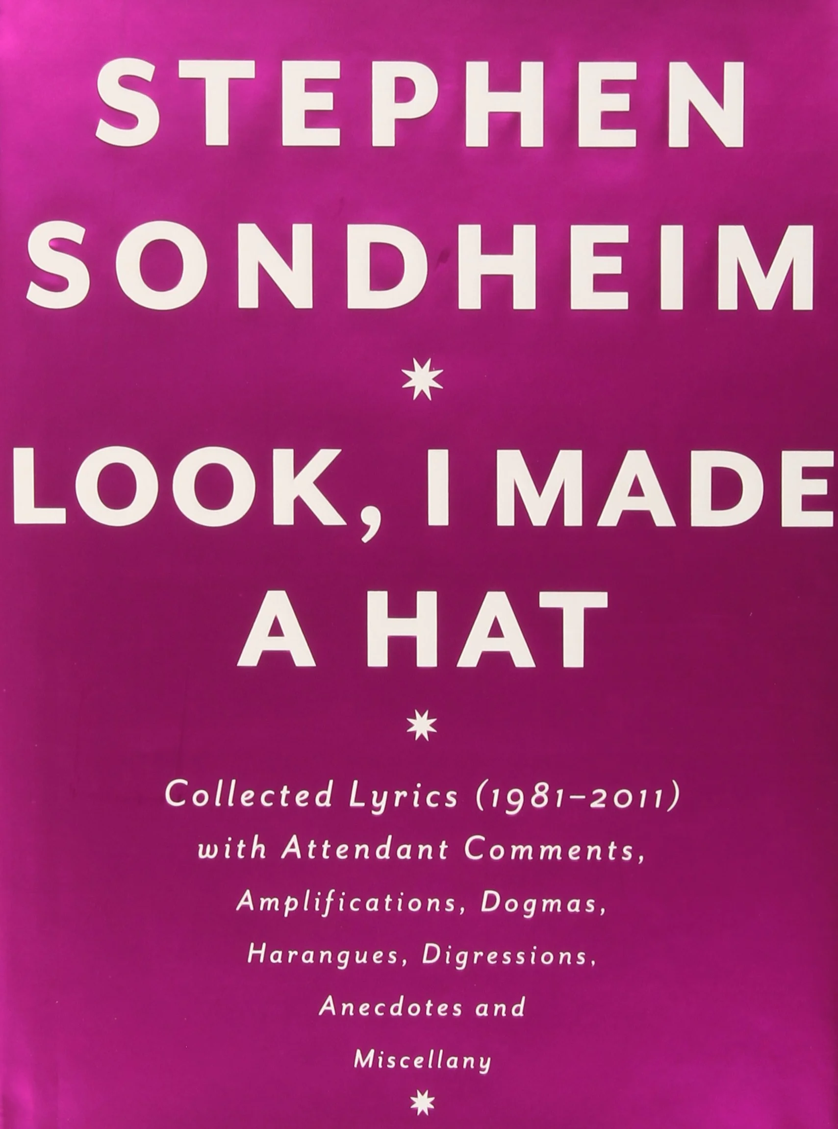 Hat Box: The Collected Lyrics of Stephen Sondheim: A Box Set