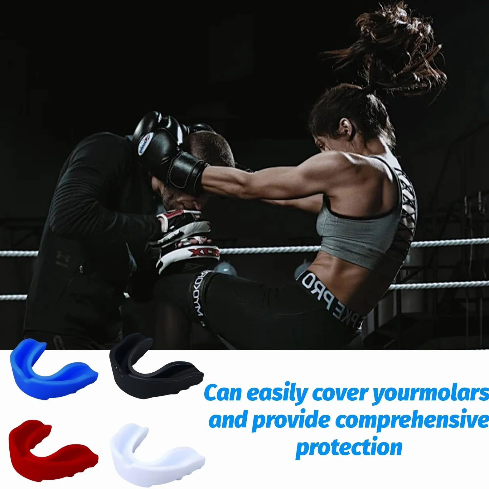 Paradenti Rugby Boxe Junior Karate Kumite Bambino Basket Ragazzo Pugilato Muay Thai Kick Boxing Football Americano