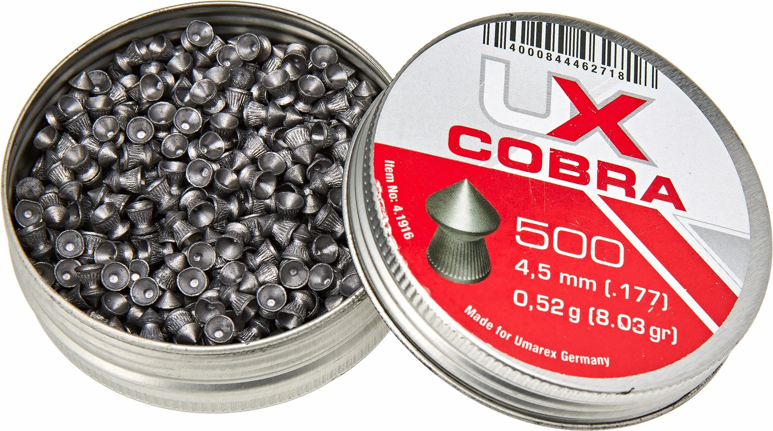 Umarex Piombini 4,5 mm Diabolo Cobra superperforanti set 500