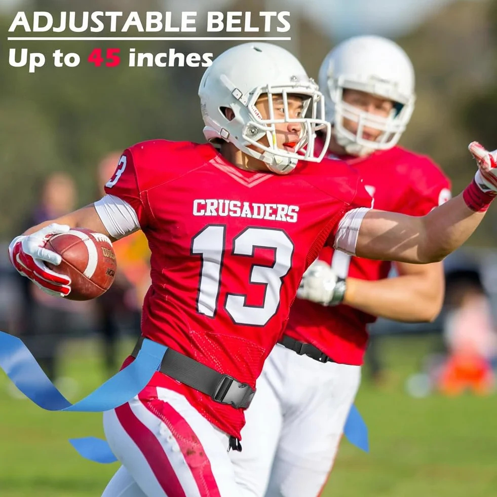 Set di Cinture per Flag Football per 14 Giocatori Regolabili