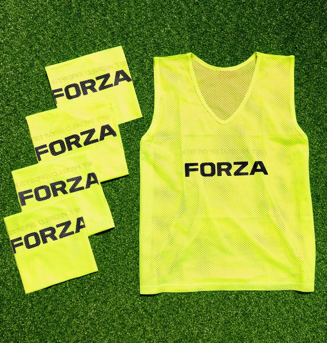 FORZA Pettorine Allenamento Pacco da 15 - Pettorina Sportiva per Associazioni Sportive e Scuole