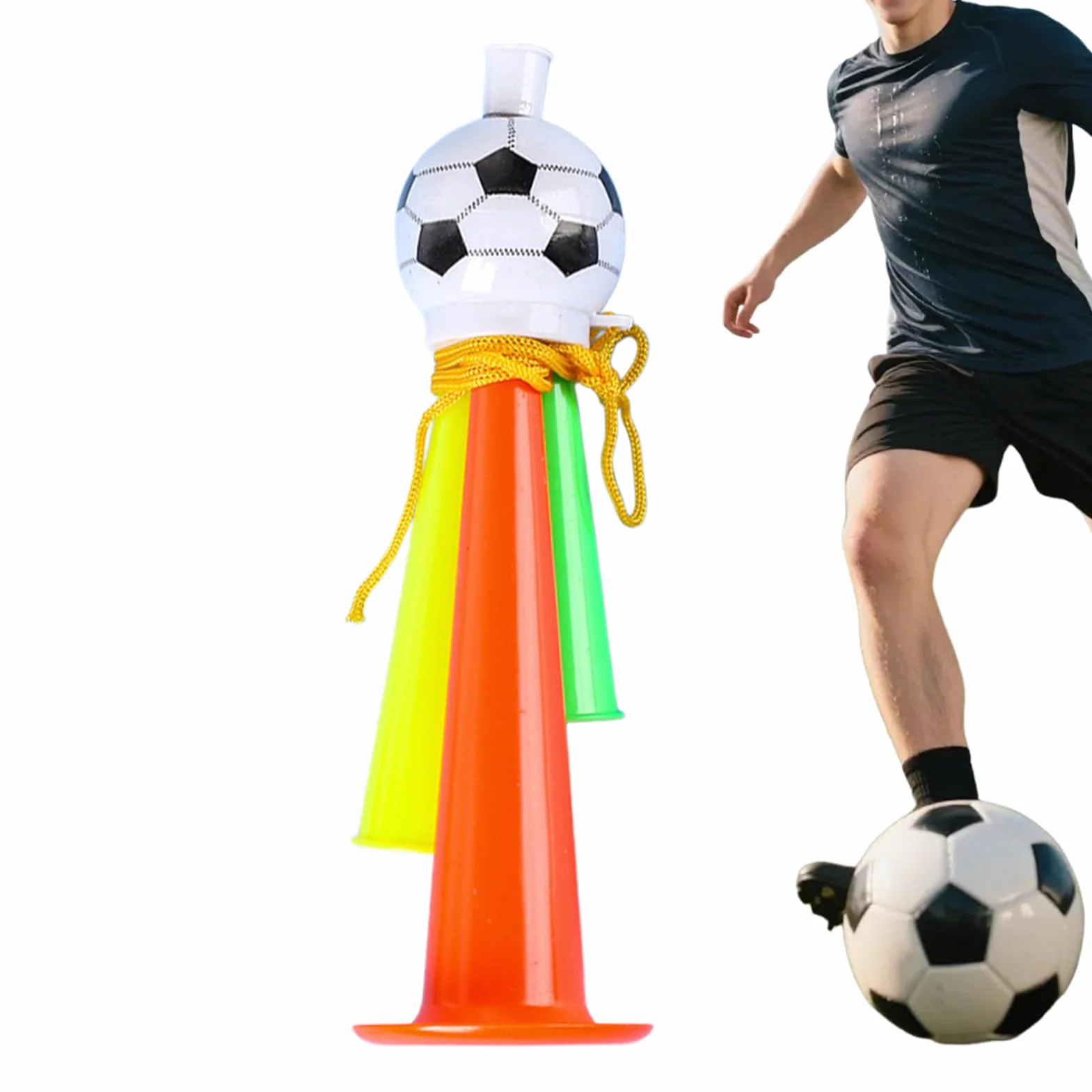 Trombe da stadio rumorose - Portatili a mano,Trombe sportive ad alto volume,Per le cerimonie di laurea, le sfilate, le feste, le gare scolastiche, le celebrazioni e le competizioni nautiche