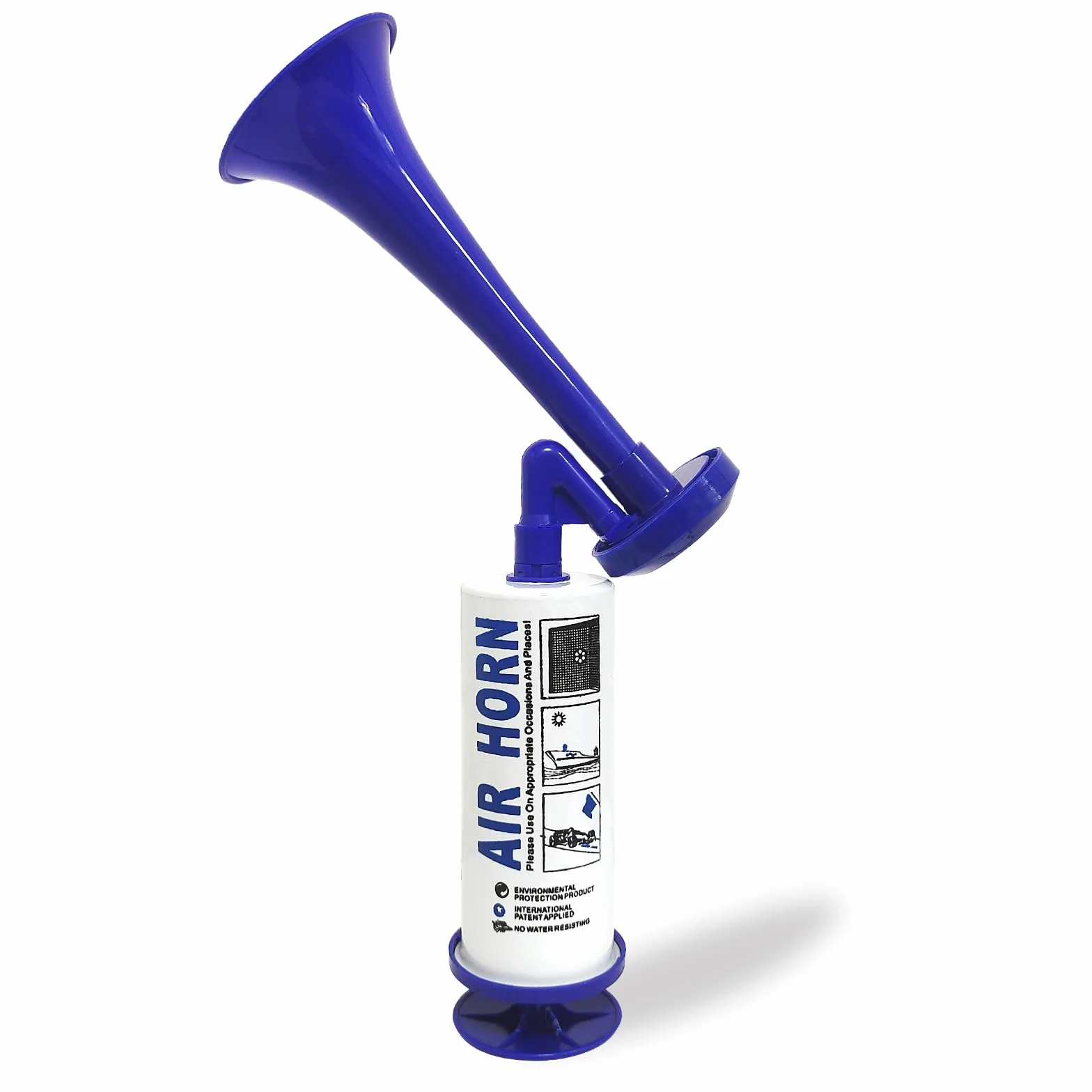 Fanfare Air Horn Estremamente Forte Corno da Stadio Tromba d'Aria Portatile per Nautica Eventi Sportivi