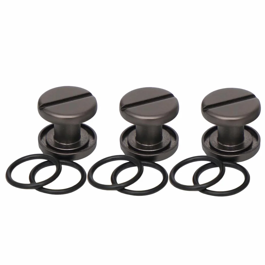 Viti di montaggio BCD per piastra posteriore Wing Scuba Diving, acciaio inox M8 x 10 mm, nero