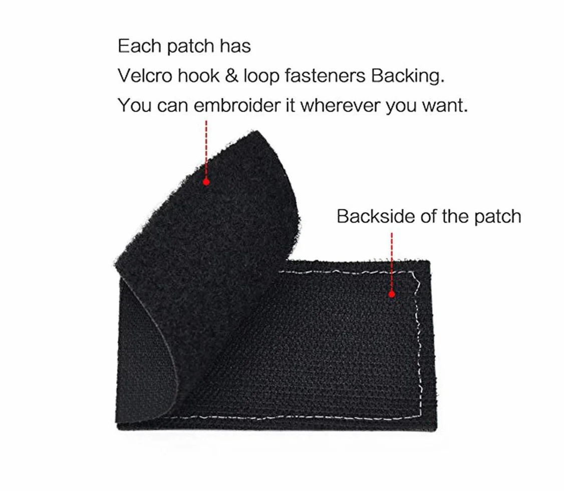 Set di 5 toppe tattiche ricamate con bandiera dell'esercito americano con bandiera dell'esercito americano, per combattimento, paintball, distintivi da combattimento, emblemi per braccialetti
