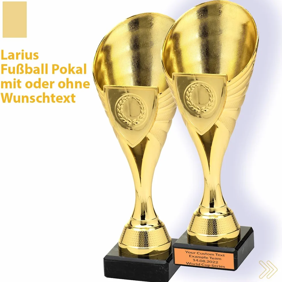 Larius Coppa 21 cm 220 g trofeo universale con base in marmo personalizzabile B1