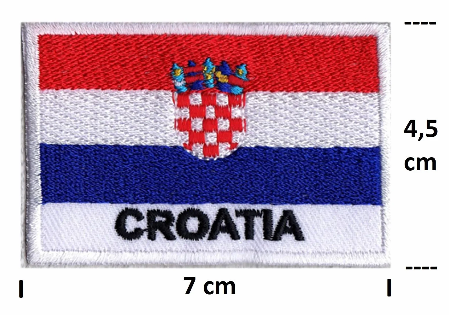 Toppa stemma bandiera Croazia
