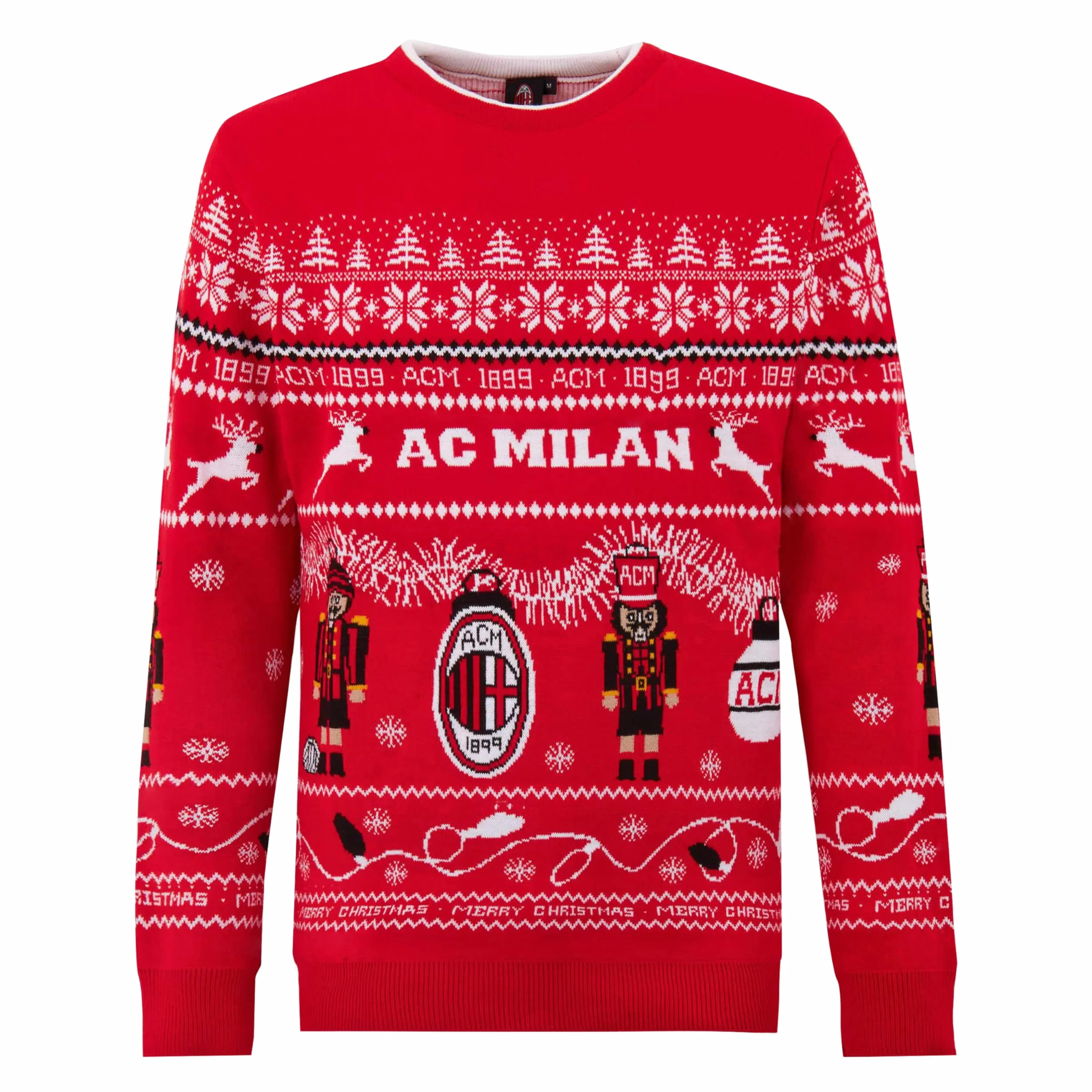AC Milan Maglione di Natale 2023, Prodotto Ufficiale, Adulto, XL
