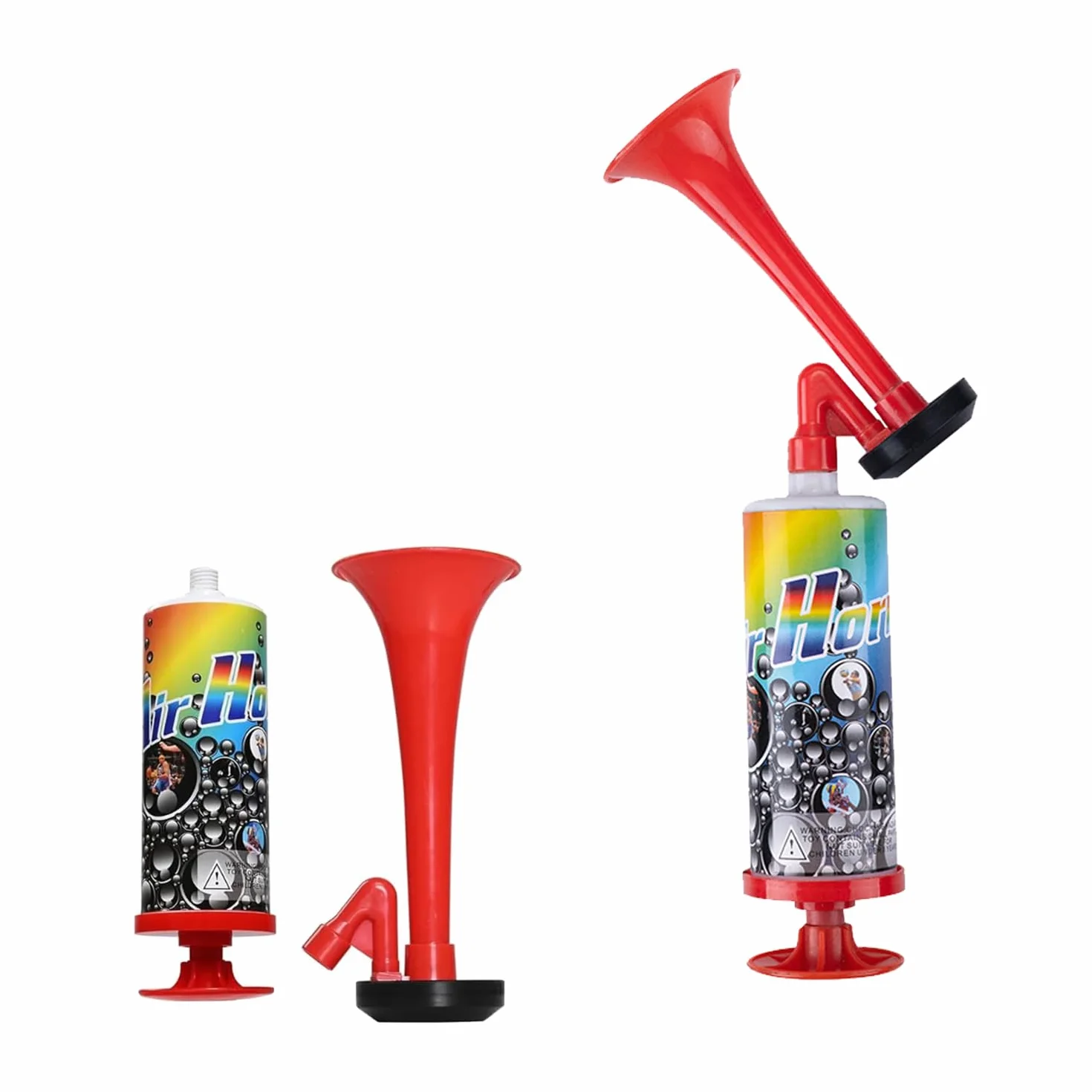 2 Pezzi Air Horn Tromba Ad Aria Compressa, Tromba a Gas, Tromba d'Aria Da Stadio, Tromba d'Aria per Il Calcio, Ideale per Eventi Sportivi, Feste, Attività All'Aperto e Segnalazioni Di Emergenza