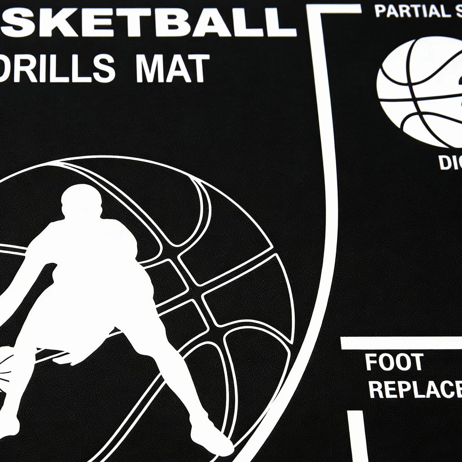 Tappetino da allenamento basket antiscivolo silenzioso per interni ed esterni