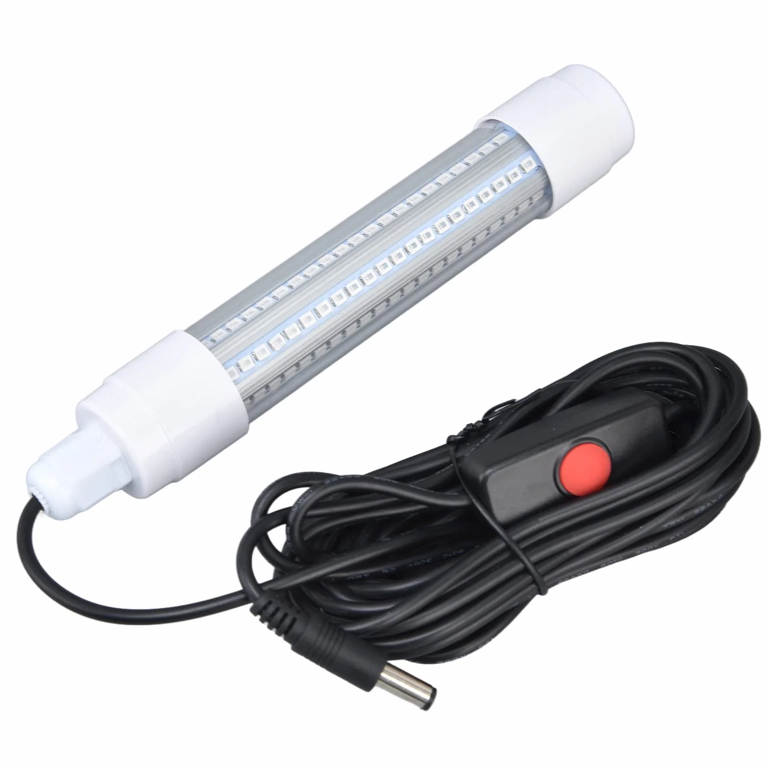 Lampa LED Subacquea Pesca 126 LED IP68 1000lm 12-36V AC Illuminazione 360°