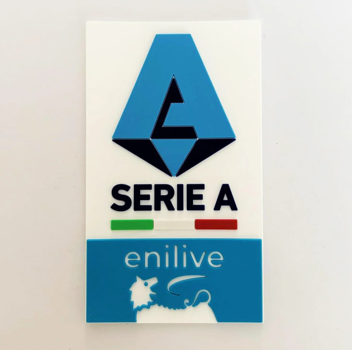 Stilscreen Patch Badge Serie A EniLive maglia Lega Calcio Ufficiale Silicone 3D Originale Genuine 2024/25