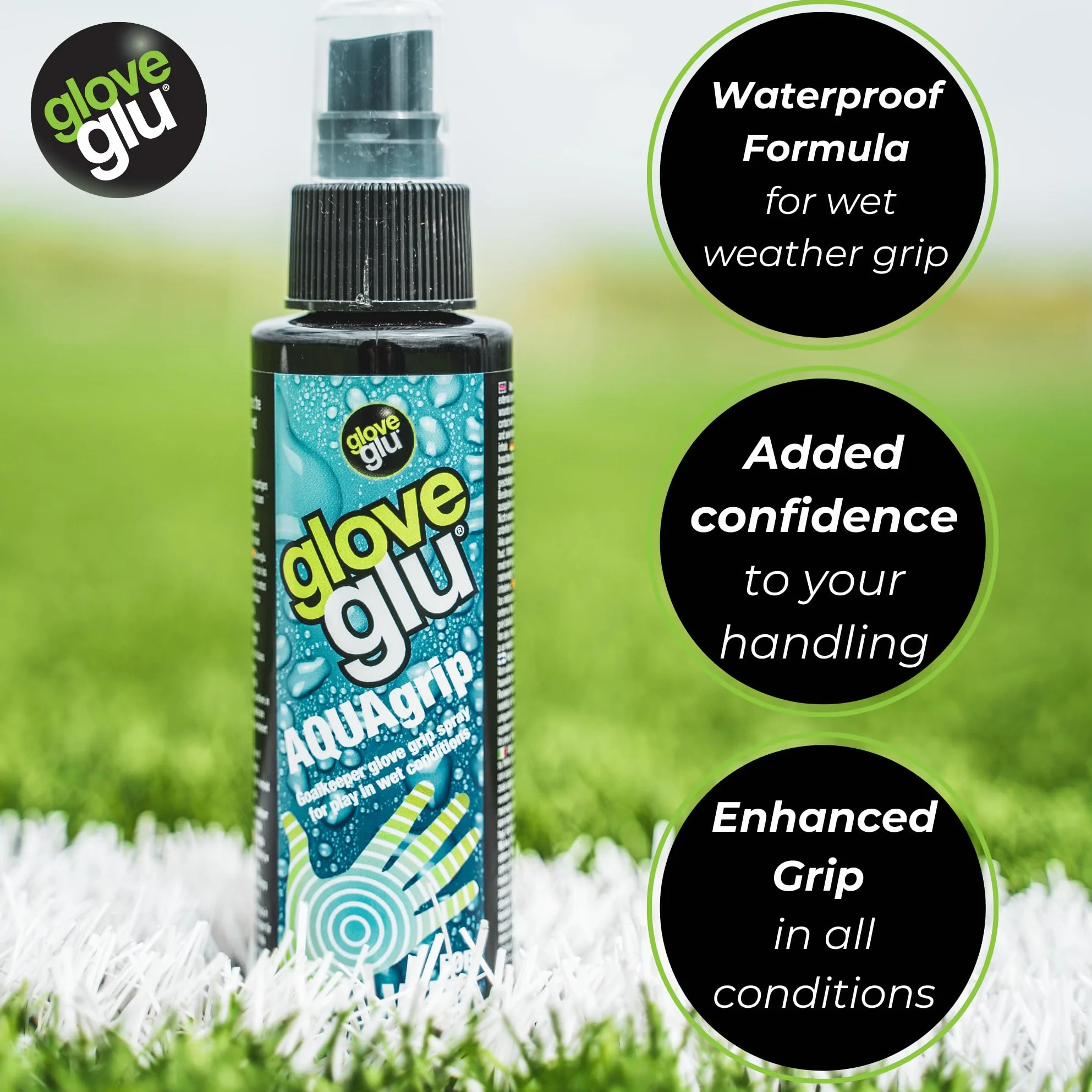 Gloveglu AQUAgrip Goalkeeper Glove Spray 120ml