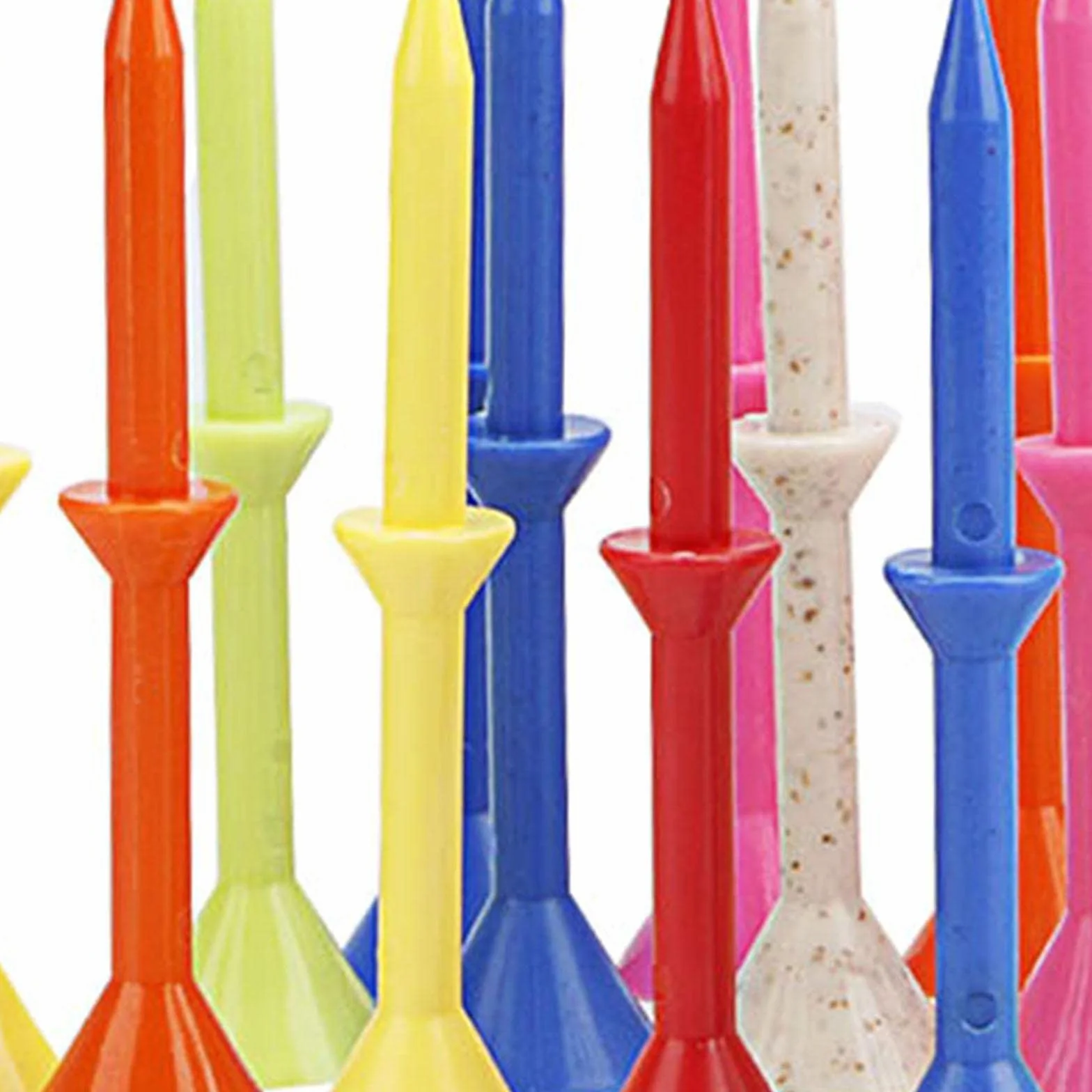 Tee da golf a cuneo in plastica professionale 12x Range pratica guida flessibile 83mm