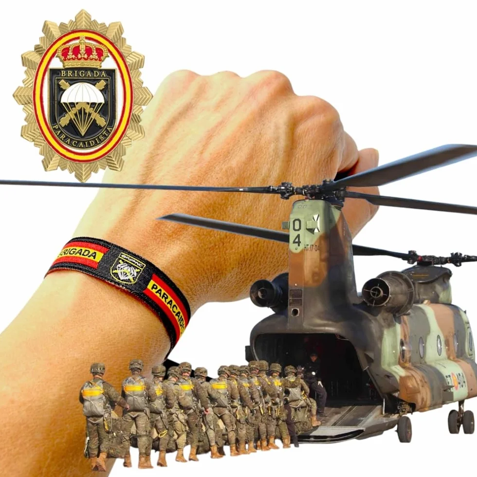 BDM Bracciale da Paracadutismo Militare Spagnolo, Accessori per Paracadute, Caduta Libera