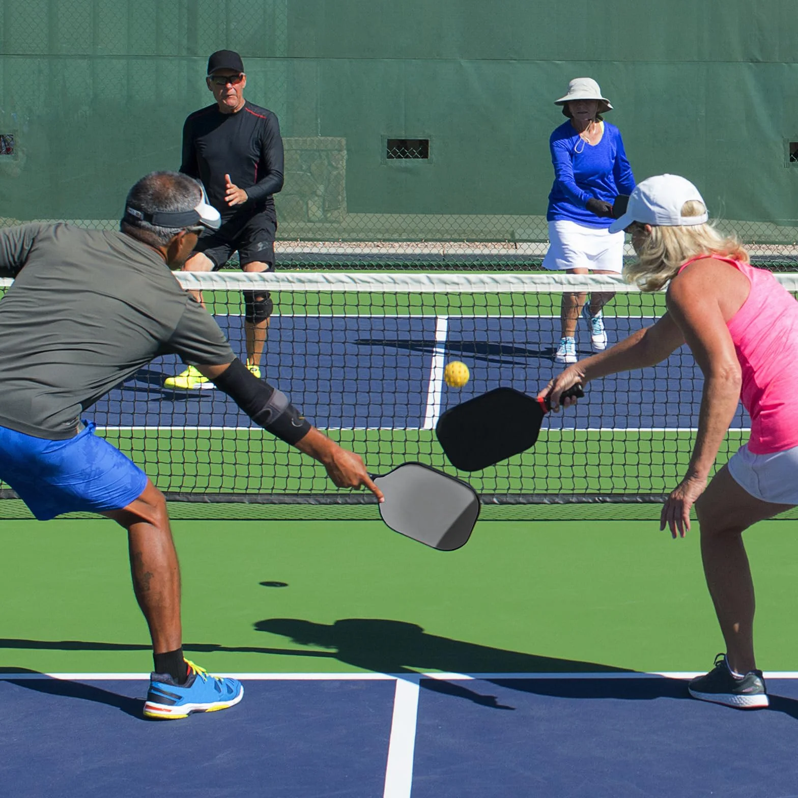 PATIKIL Pickleball Court Tape Temporaneo Pickleball Court Lines Multiuso Court Tape
