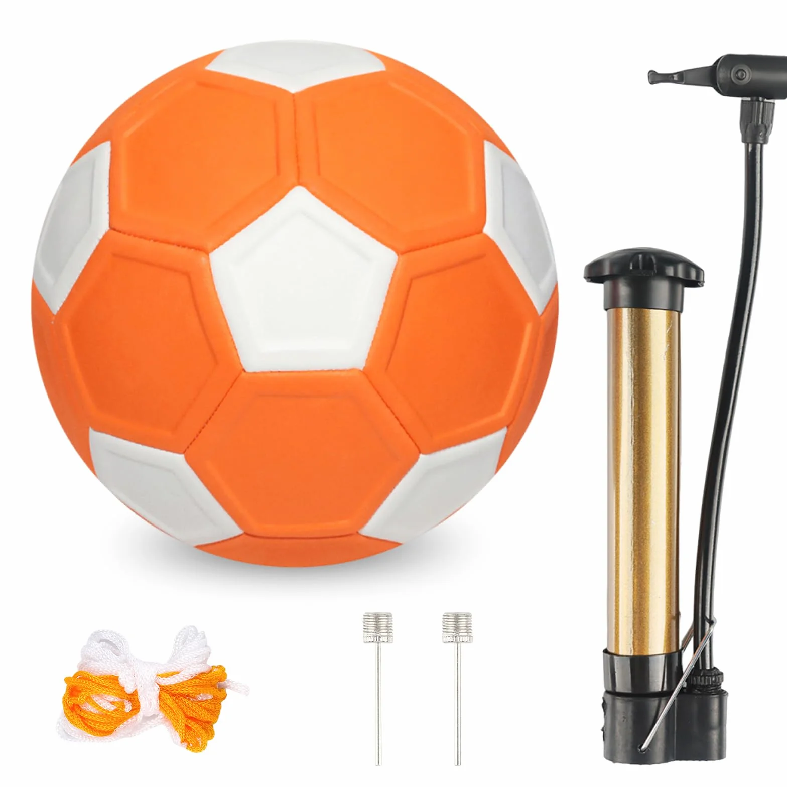 Pallone Da Calcio A Curva 20cm, Calcio Flessibile Per Bambini, Leggero Con Pompa
