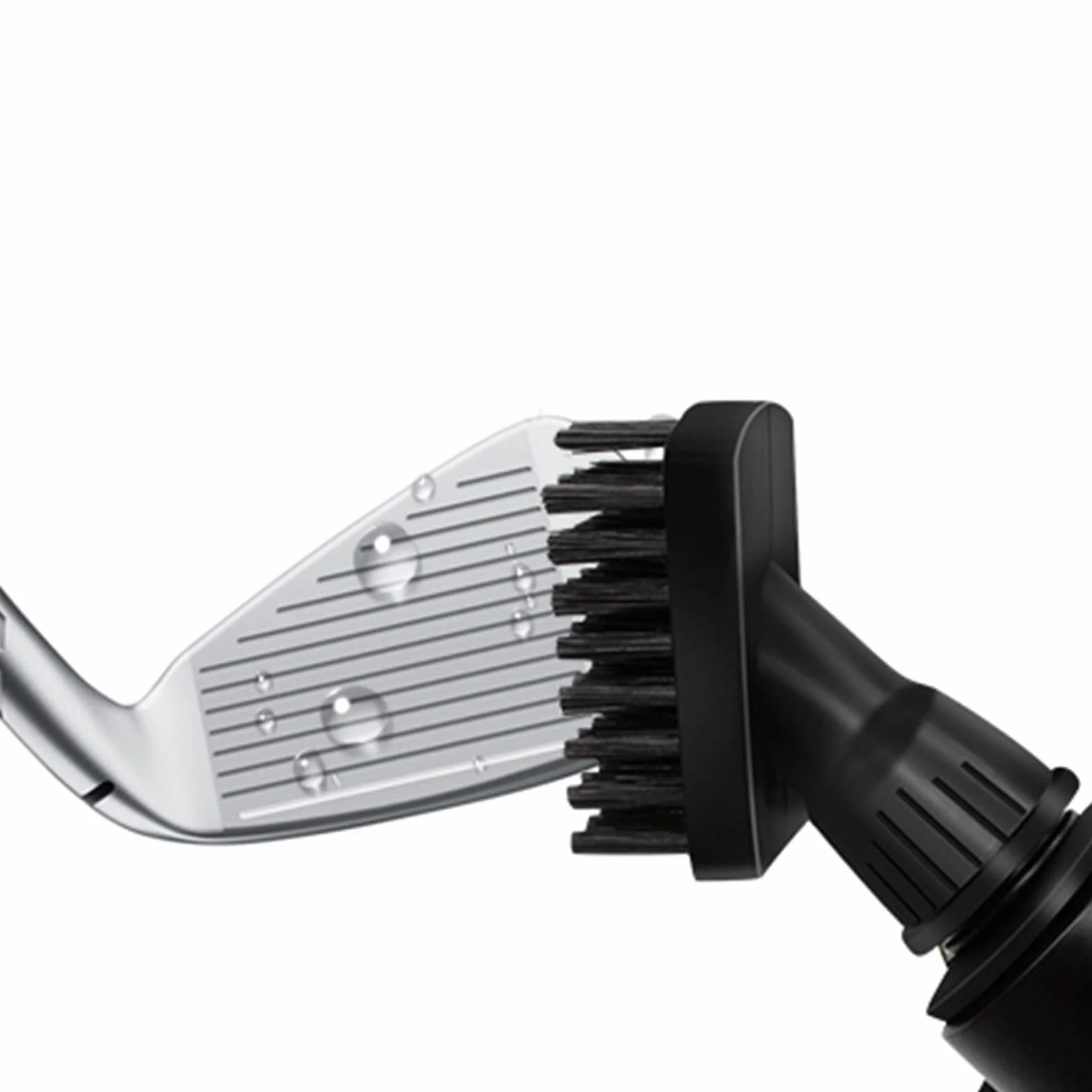 Spazzola per mazze da golf con clip e flacone dosatore 19 cm 118 ml