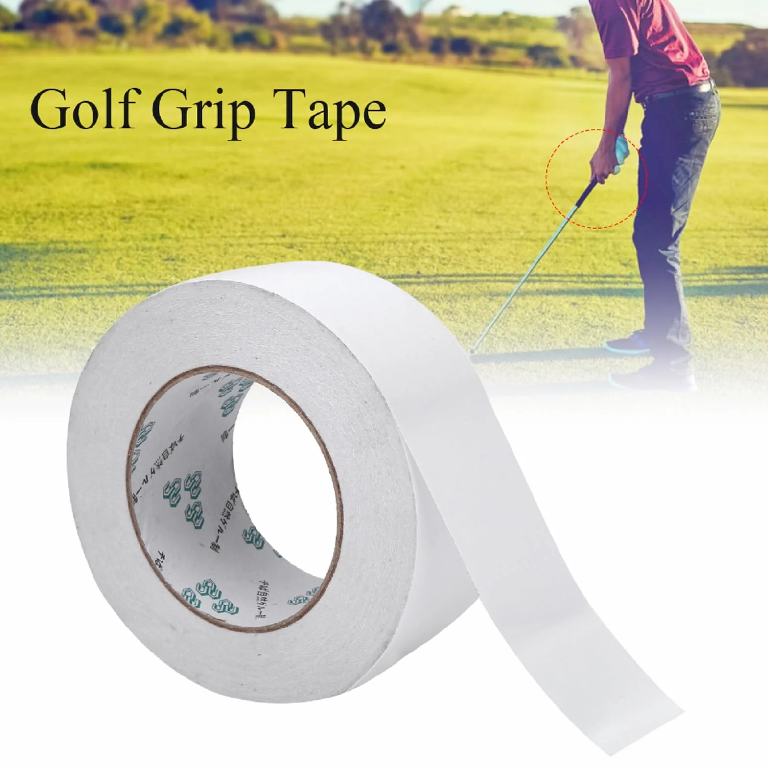Kit Nastro Biadesivo per Grip da Golf con Solvente