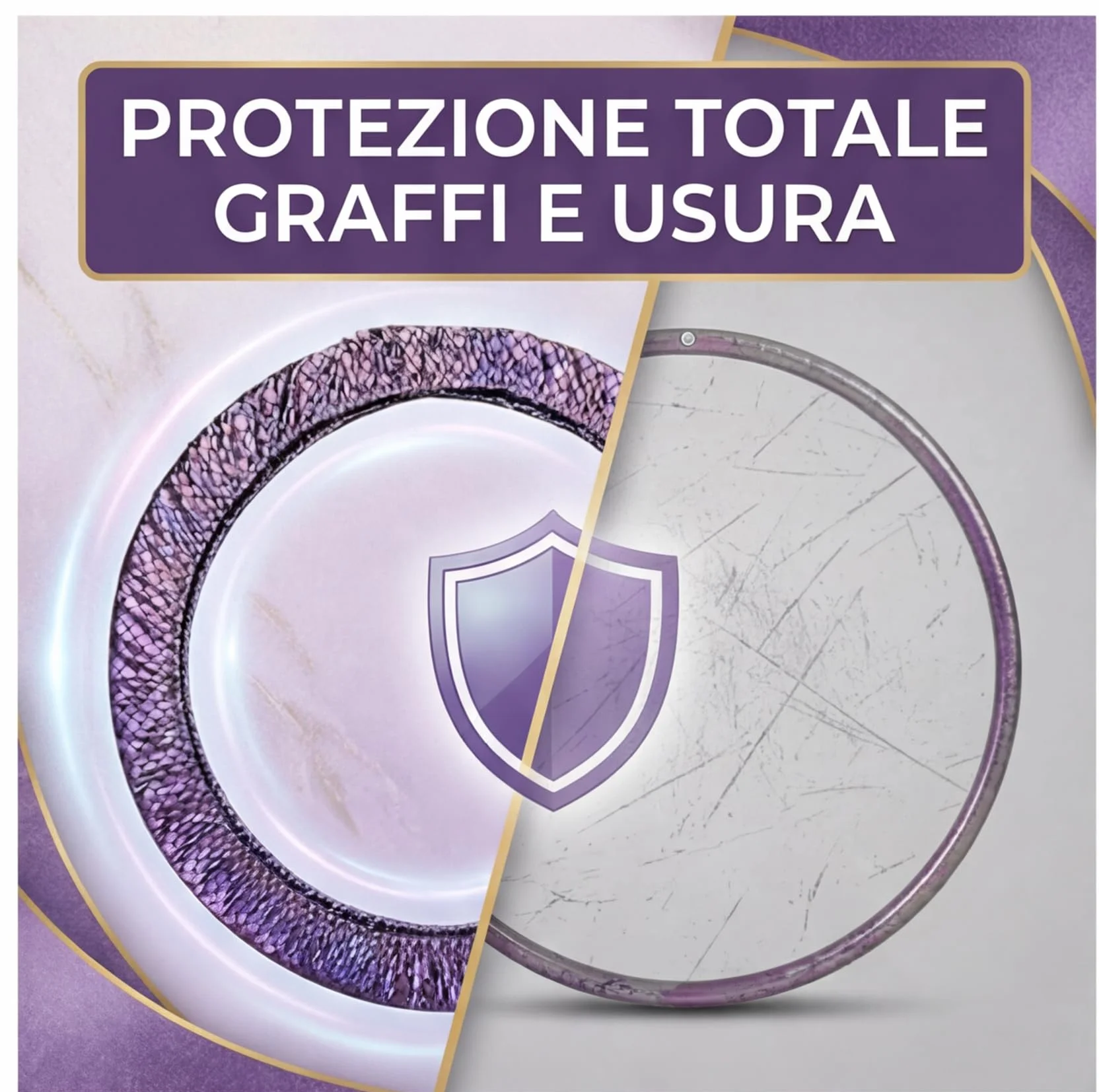 Copertura Protettiva per Cerchio Ginnastica Ritmica Diametro 85 cm Poliestere Viola
