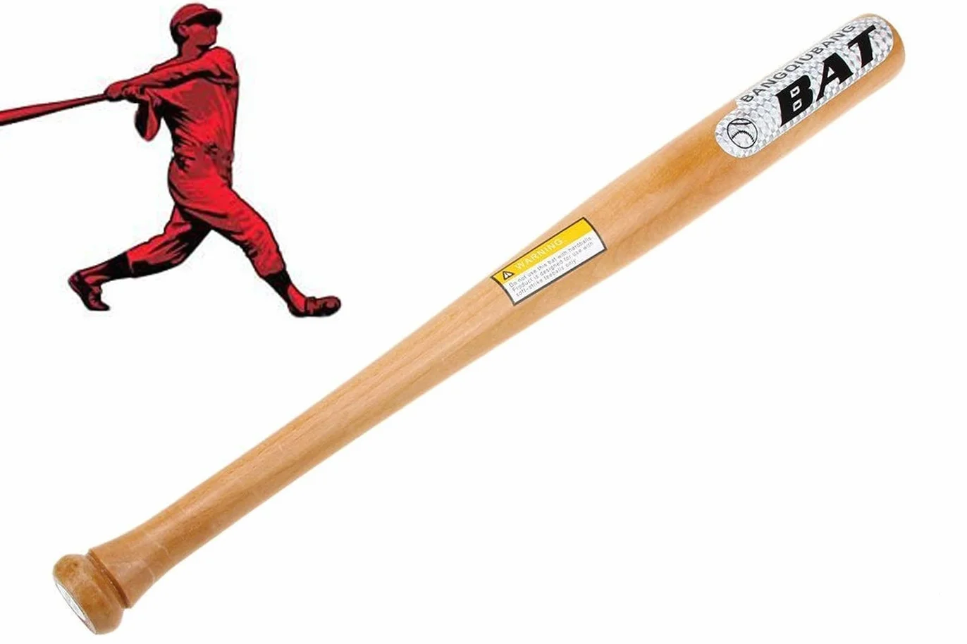 CLICLED Mazza da baseball softball 72cm 29" sport allenamento adulti
