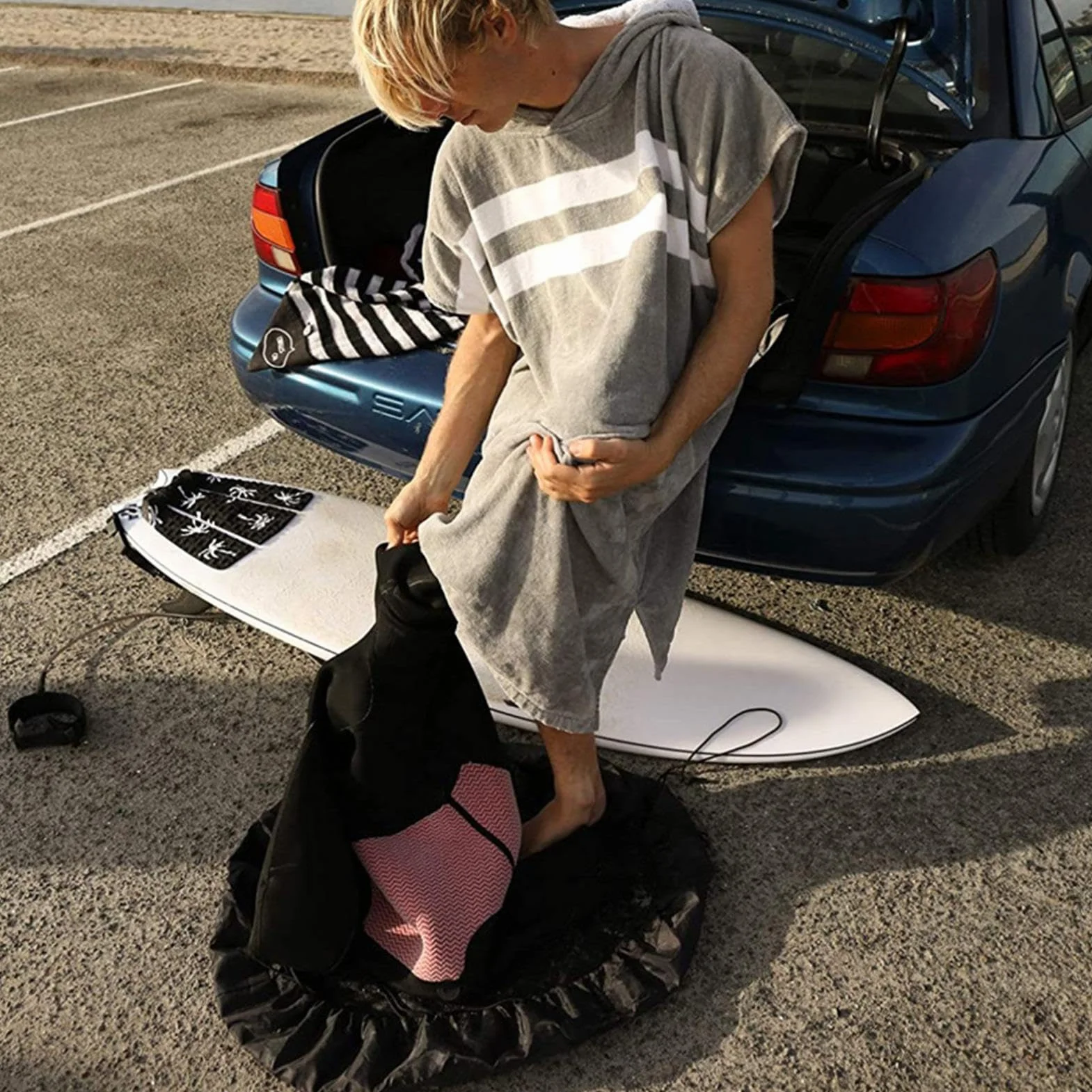 Borsa da surf impermeabile per muta cambio tappeto